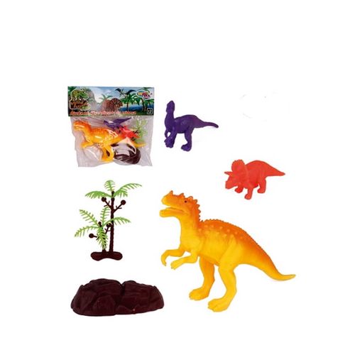 Kit Animais Dinossauros Soft (Wb6758) 06 Pcs Wellmix