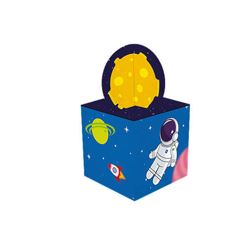 Caixa Lembrancinha Astronauta C/ 8 Un Junco