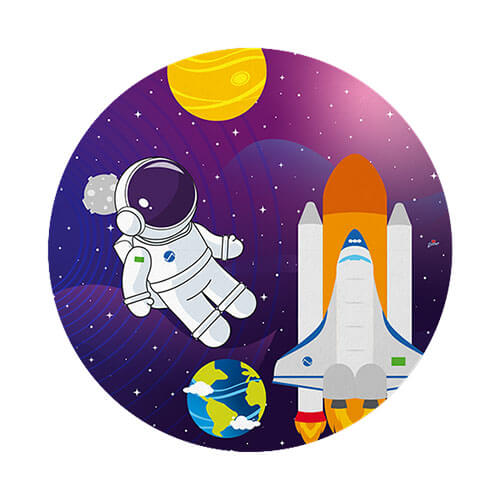 Painel Redondo Astronauta Junco
