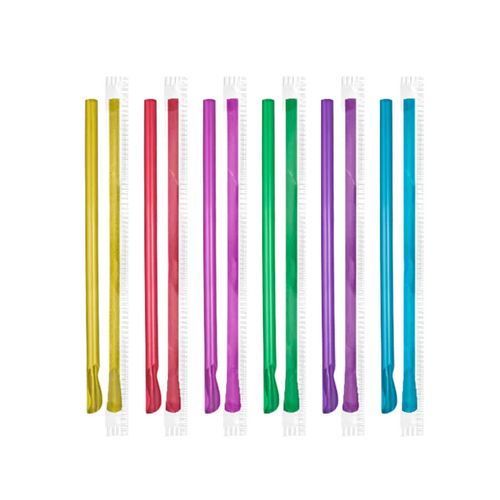 Canudo Mexedor Misto 6 Mm C/ 100 Un Strawplast