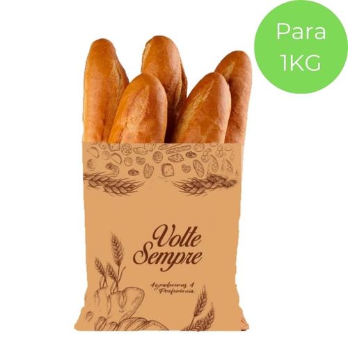 Emb Paes Kraft Timbrada 1 Kg 500 Un