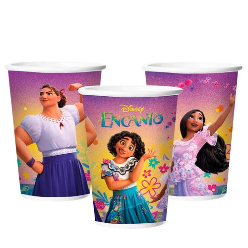 Copo Descartavel Papel 180ml Encanto 12un Regina