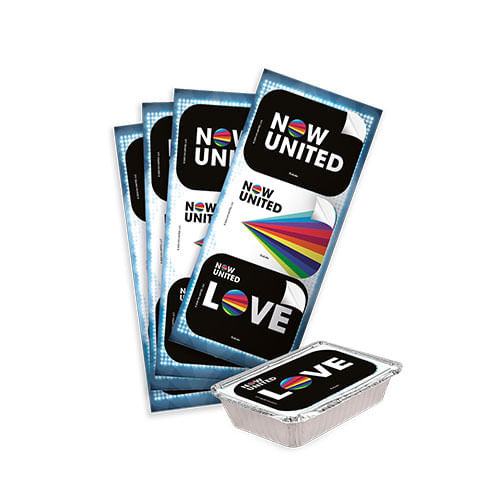 Adesivo Retangular Now United C/ 12 Un Festcolor