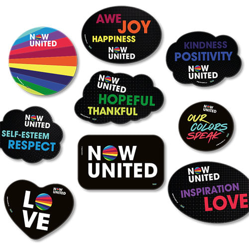 Kit Placas Now United C/ 09 Unid. Festcolor
