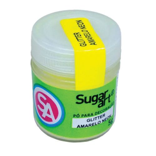 Po Decorativo Gliter Neon 5 Gr Sugar Art