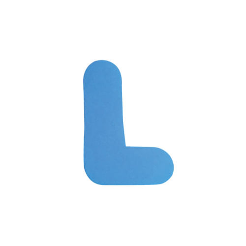 Letra E.V.A polLpol 2x12 Azul (Lpl302) Grintoy
