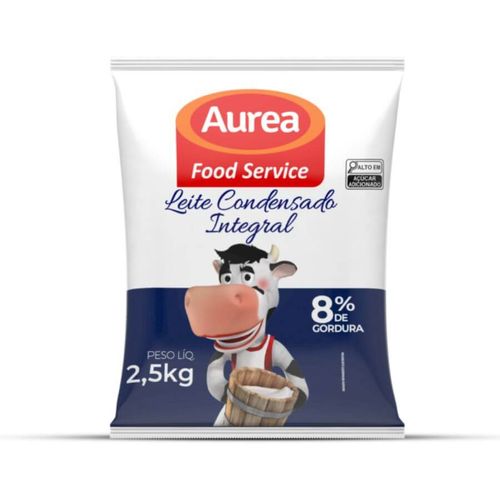 Leite Condensado Integral Bag 2,5 Kg Áurea