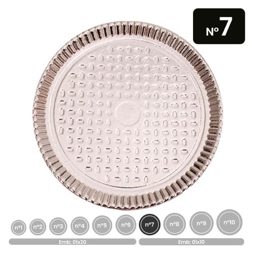 Prato Laminado N 07 35,5 Cm Un Festcolor