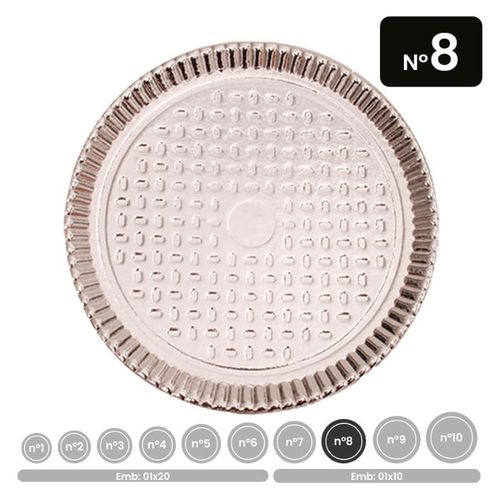 Prato Laminado N 08 38,5 Cm Un Festcolor