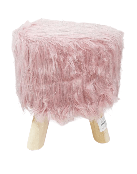 Banco Mdf Pelucia  Rosa (23403) Lunnefest