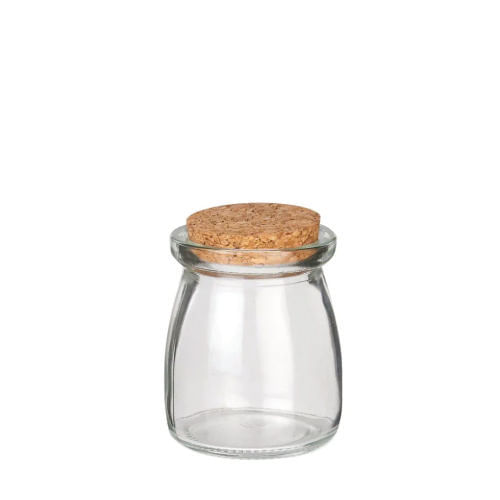Adorno Pote Vidro Tampa Rolha 110 Ml (4200) Yoss