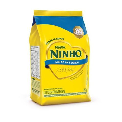 Leite Em Pó Integral Sache 350gr Ninho