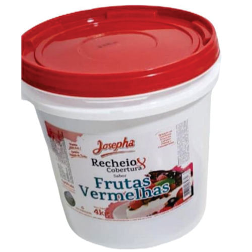 Recheio Frutas Vermelhas 4 Kg Josepha