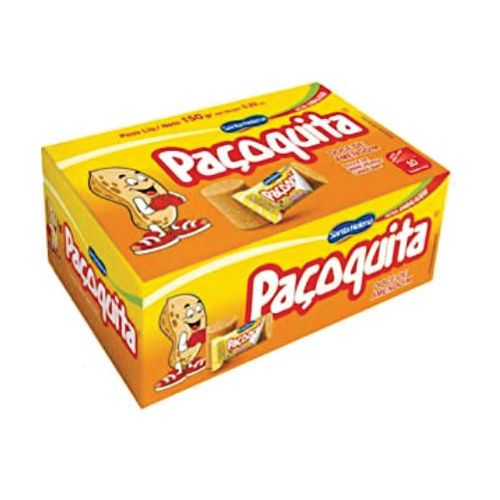 Paçoquita Rolha Display C/ 10 Un 150 Gr Santa Helena