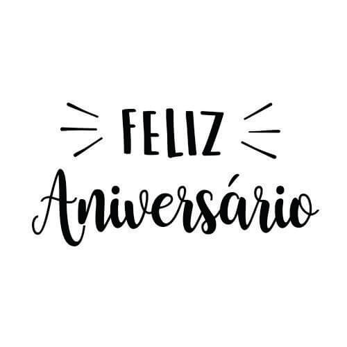 Lettering G Transf P/ Balao polFeliz Aniversariopol Preto (39001385) Sempertex