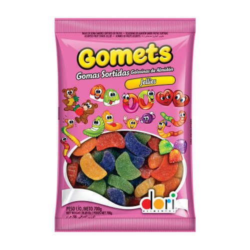 Gomets Goma Gomos De Frutas 700 Gr Dori