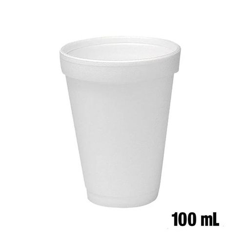 Copo Isopor 100 Ml C/ 20 Un Totalplast