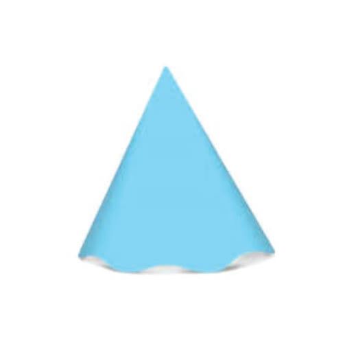 Chapéu Anivers. Color Azul Bebê C/ 8 Un Regina