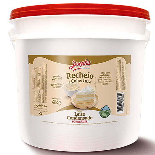 Recheio Forneável Leite Condensado 4 Kg Josepha