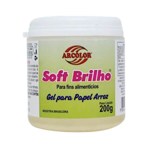 Gel P/ Papel De Arroz 200 Gr Arcolor