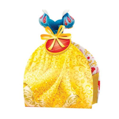 Caixa Surpresa Vestido Branca De Neve New C/ 8 Un Regina