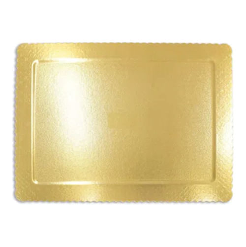 Bandeja Cakeb Rt 40x30 Ouro Ultra Fest