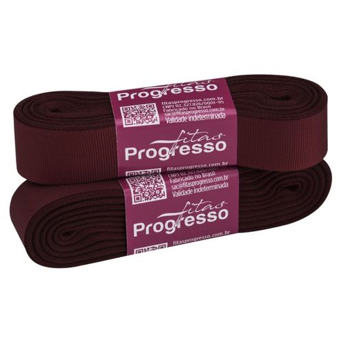 Fita Gorgurão 005 Marsala Cor 1364 10 M Progresso