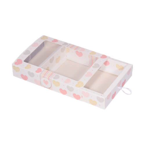 Caixa Brigadeiro Gaveta C/ Fita Gg Candy C/ 5 Un Decora