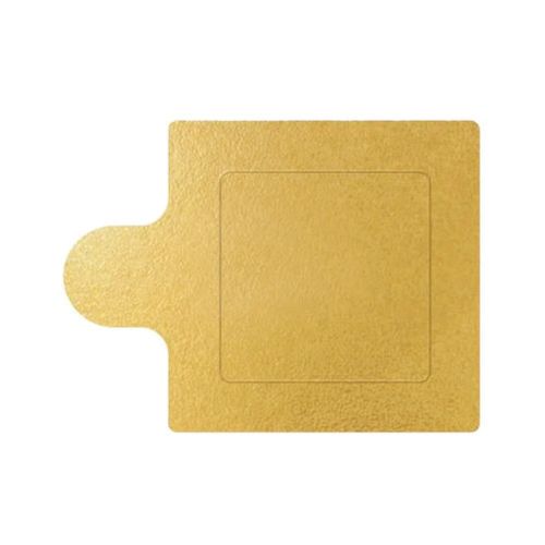 Base Ouro Quadrada 6,0 Cm C/ 20 Un Ultra Fest