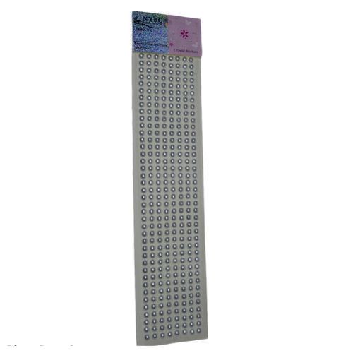 Cartela De Adesivo Meia Perola 6 Mm Cor 101 Perola Nybc