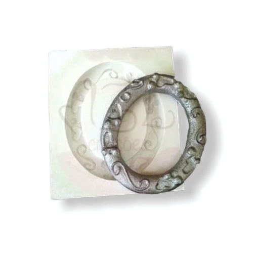 Molde Silicone Porta Retrato Oval Mzl Criaçoes