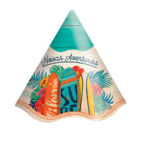 Chapéu Cone Surf C/ 8 Un Junco