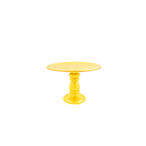 Boleira Disco Media Amarelo Ceramica A18x L28 Cm (8493) Elaine