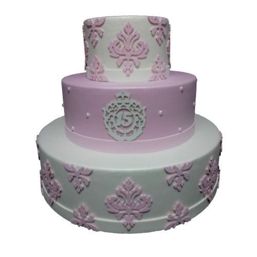 Bolo Cenográfico 15 Anos Rosa Bebe (19116rb) Cia Do E. V. A