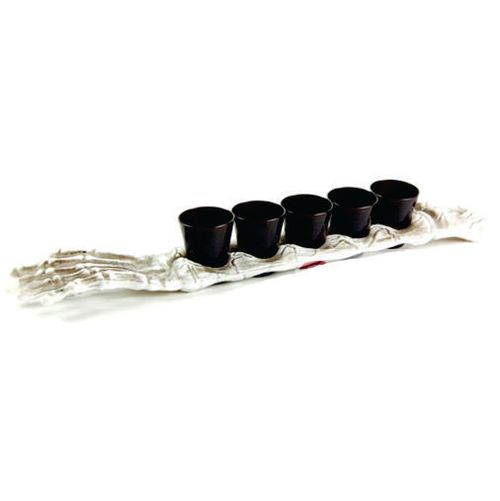 Mao Esqueleto C/ 5 Copos P/ Shots Bazar Import