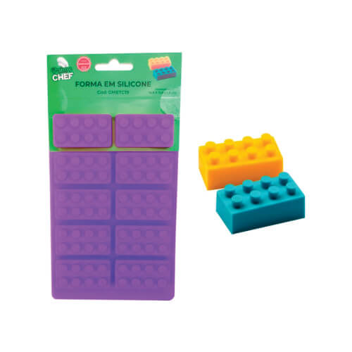 Forma Silicone Lego 18,8x11,9x1,8 Cm (Gmetc19) Primechef