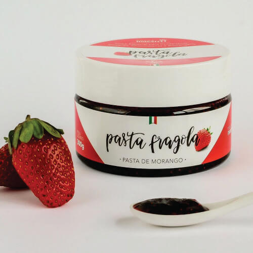 Pasta Saborizante Sabor Fragola (Morango) 300 Gr Dolce Maestro Unika