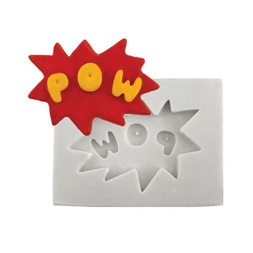 Molde Silicone Balao Quadrinhos polPowpol (155-26) Mzlcriacao