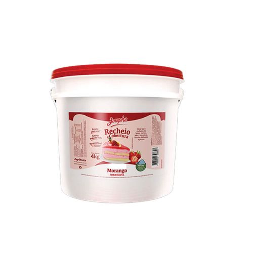 Recheio Forneável Morango 4 Kg Josepha