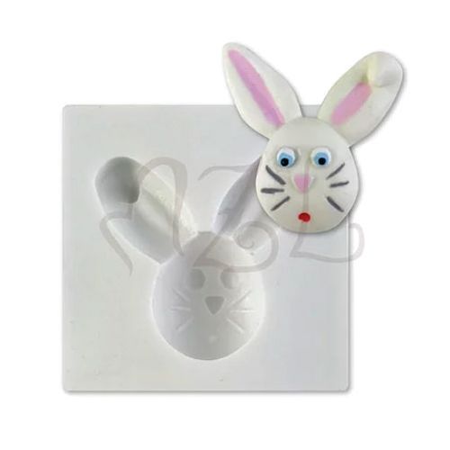 Molde Silicone Coelho Bigode (134-05) Mzlcriaçoes