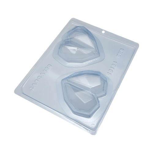 Forma Silicone Coração De Colher Dois Amores (*10164) Bwb