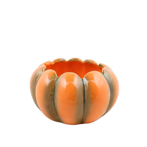 Moranga Grande S/ Tampa Laranja Ceramica A24 X L13 Cm Elaine