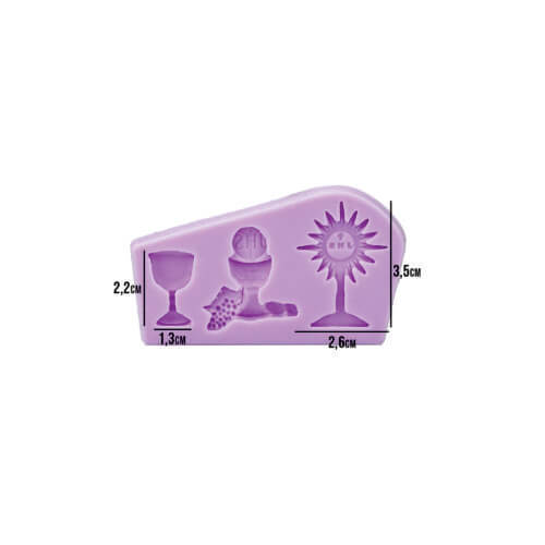 Molde Silicone Primeira Comunhão (Gmezn1048) Primechef