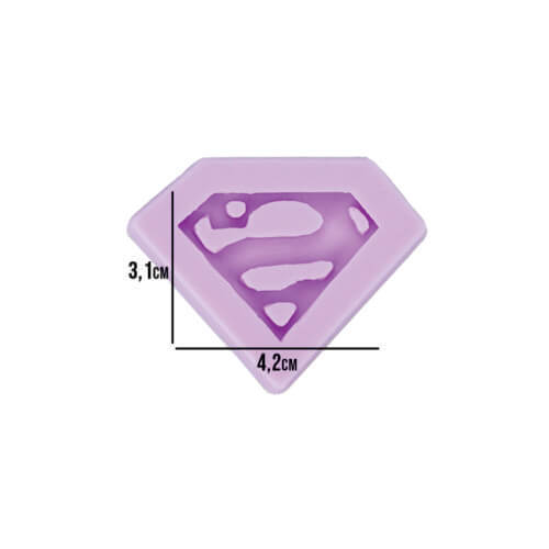 Molde Silicone Super Heroi 1 (Gmezn1028) Primechef