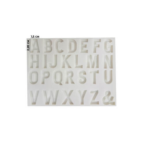 Molde Silicone Alfabeto (Gmezn606-B) Primechef