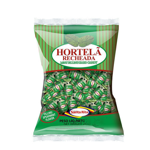 Bala Cestinha Hortelã 600gr Santa Rita