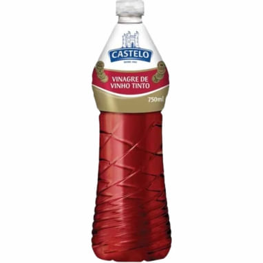 Vinagre De Vinho Tinto 750 Ml Castelo Alimentos