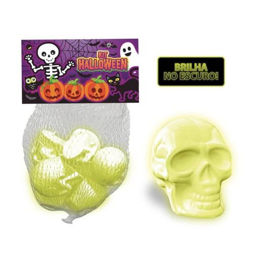 Kit Mini Cranio Neon C/ 06 Un Plastoy