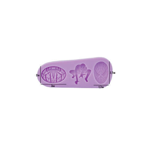Molde Silicone Heroi Aranha (Gmezn1027) Primechef