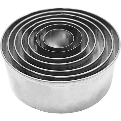 Jogo Cortador Redondo Liso 7 Pçs Inox (354) Caparroz